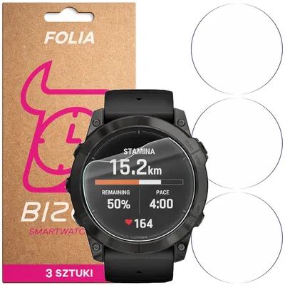 Produktbild von 3x Schutzfolie für den Bildschirm für Garmin Epix Pro 2 gen. 47 mm, Bizon Watch HydroFlex
