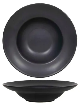 Image de Set d'assiettes creuses Cookinglife - Assiettes à pâtes - noires - ø 24 cm - 6 pièces