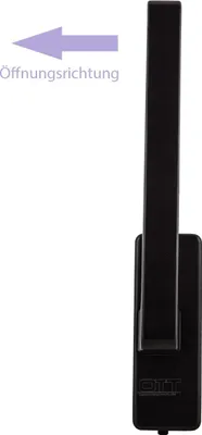 Produktbild von beschlagswelt Ott GU 34225 Drehgriff Dirigent mit Aussperrsicherung 30152 rechts braun K-20179-00-R-5