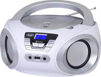 Immagine prodotto di Trevi STEREO PORTATILE BOOMBOX CD WIRELESS USB AUX-IN CMP 544 BT BIANCO