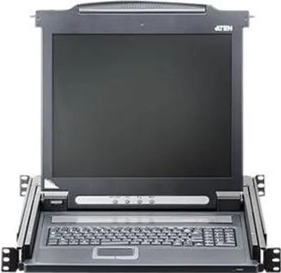 Produktbild von ATEN Slideaway CL1000M - KVM-Konsole - PS/2 - 43.2 cm (17")