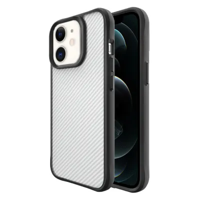 Obrázok produktu pre Smartphonica Carbon Fiber Case pre iPhone 12/12 Pro - Transparent