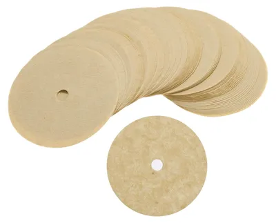 Kaffeefilterpapier rund mit Loch, 64 mm, 300 Stück, für Espressomaschinen