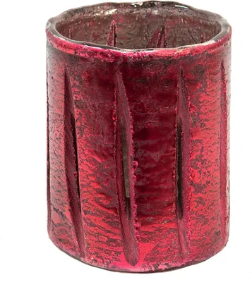 Produktbild von Clayre & Eef Teelichthalter Ø 9x11 cm Rot Glas