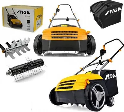 Produktbild von STIGA Elektro-Vertikutierer SV 213 E, 1300 Watt, 40L Fangkorb, 32cm Arbeitsbreite