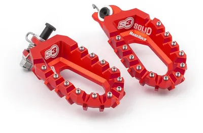 Produktbild von Fußrasten Solid Hard Rock 118x64mm für GASGAS ES700, für mehr Stabilität, blockierungsfrei in Spurrillen, Raid Rallye Abenteuer