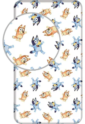 Obrázok produktu pre Prestieradlo Bluey 061 90 × 200 × 25 cm