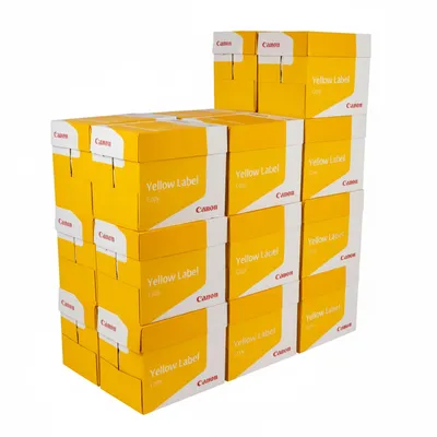 Produktbild von Canon - Yellow Label Copy - 50.000 Blatt - Kopierpapier Druckerpapier - A4 - 80 g/m² - PEFC - 102µm Dicke - 150 Weißgrad