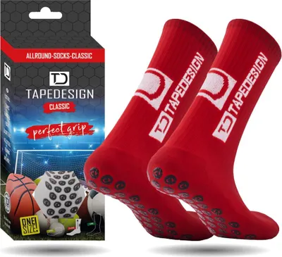 Produktbild von TAPEDESIGN Allround Socks Classic rot 1