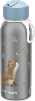 Produktbild von Mepal - Thermoflasche Flip-up Campus Little Dutch - Isolierte Trinkflaschen für Kinder - Edelstahl Thermosflasche - 4 Stunden heiß & 12 Stunden kalt - BPA-frei - 350 ml - Forest Friends