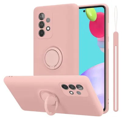 Image de Cadorabo Housse pour Samsung Galaxy A52 (4G / 5G) / A52s Housse de protection en rose Housse de téléphone portable TPU Etui Case Cover