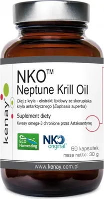 Zdjęcie produktu dla Suplementy diety Kenay nko olej z kryla Neptune Krill Oil (60 kaps.) 2693