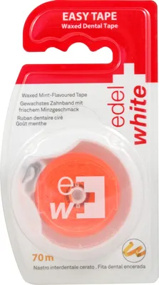 Produktbild von edelwhite DentalTape waxed Zahnseide 70m, 1 St