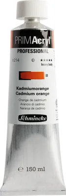 PRIMAcryl - Kadmiumorange - 150ml Feinste Künstler Acrylfarbe Schmincke 13 214 019