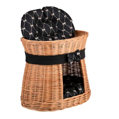 Image de Niche ovale pour chats couleur naturelle / panier pour chats / tour pour chats 50X40 H45 CM