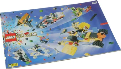 Produktbild von 1x Lego Bauanleitung Buch Ideen Buch von 1997 mit Sticker Bogen 697
