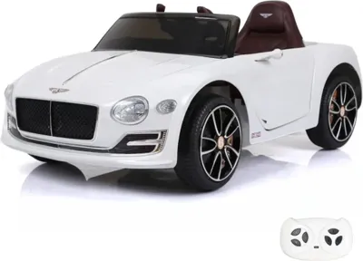 Produktbild von Bentley EXP12 Speed Kinder Elektroauto 12V (1–5 Jahre) – Offiziell Lizenziert, mit Fernbedienung, EVA-Reifen & Ledersitz – Kinder Elektrofahrzeug – Weiß