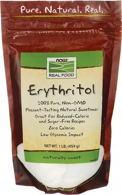 Produktbild von NOW Foods Erythritol 454g