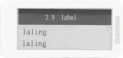 Obrázok produktu pre Elektronická cenovka Smart ESL TFT Screen Display Shelf Label Nízka spotreba Bluetooth 2.9inBlack White