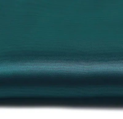 Produktbild von Satin Stoff Meterware | Breite ca. 150 cm Petrol