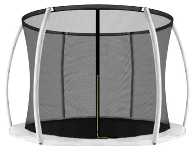 Zdjęcie produktu dla INLEA Wewnętrzna siatka zabezpieczająca do trampoliny ULTIMATE Jump o średnicy całkowitej 250 cm, na 6 słupków – czarna
