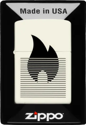 Produktbild von ZIPPO Feuerzeug LINED FLAME DESIGN 60007346
