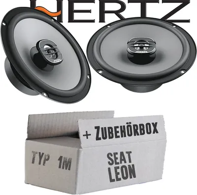 Produktbild von Lautsprecher Boxen Hertz X 165 - 16,5cm Koax Auto Einbauzubehör - Einbauset passend für Seat Leon 1M - justSOUND