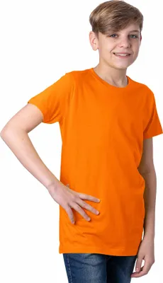 Produktbild von Mivaro Kinder T-Shirt Rundhals - Uni Shirt für Jungen und Mädchen aus 100% Baumwolle – kurzarm Shirt - Größen 116 bis 164 – Basic-Shirt
