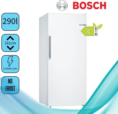 Produktbild von Bosch Serie | 6, Freistehender Gefrierschrank, 161 x 70 cm, Weiß GSN51AWCV