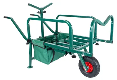 Produktbild von Angelwagen mit Tasche - Metallrahmen, Luftreifen