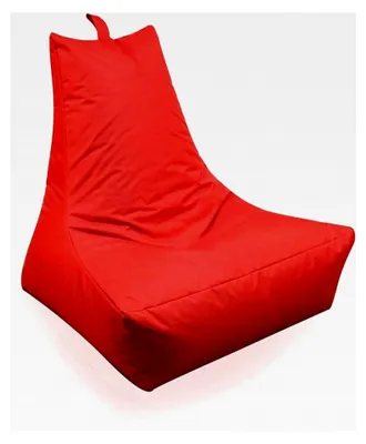Produktbild von XXL Lounge-Sessel, 100x90x80 cm, Sitzsack für Innen- und Außenbereich, wasserabweisend, rot