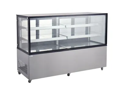 Produktbild von HENDI Kühlvitrine - 610L mit 2 Regalen