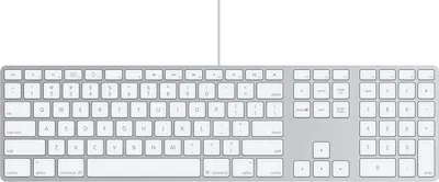 Produktbild von Apple Tastatur mit Ziffernblock MB110D/B