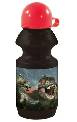 Produktbild von Dinosaurier Kinder Trinkflasche 330ml - BPA-frei & auslaufsicher - Hochwertiges Cleo und Frank Design