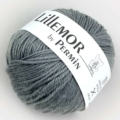 Immagine prodotto di Lillemor by Permin – Lana biologica per neonati, bambini e adulti (07 grigio)