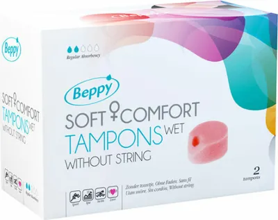 Image de Beppy - Tampons Soft Confort Humide 2 Unités