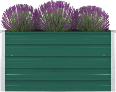 Produktbild von "2026 Promotion" Hochbeet - Pflanzkasten - 100x100x45 cm - Verzinkter Stahl Grün - Beete CC26544