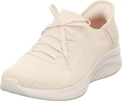 Produktbild von Skechers Damen Slipper Sportlich Gummisohle beige