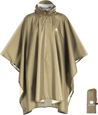 Produktbild von Famanu Regenponcho wasserdicht, atmungsaktiv, multifunktional - ideal für Outdoor-Aktivitäten