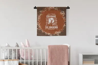 Produktbild von MuchoWow® Wandteppich Wandbehang Jahrgang - Hirsch - Design 60x60 cm Tapisserie Dekoration Wandtuch - Dekorationen - Wand Decke