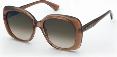 Produktbild von Nina Ricci SNR457 Marrone trasparente lucido 56/18/145 Damen Sonnenbrillen