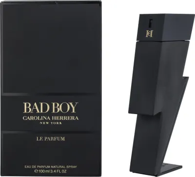 Produktbild von Carolina Herrera Bad Boy Le Parfum, Männer, 100 ml, Grapefruit, Geranium, Salbei, Leder, Vetiver, Spray