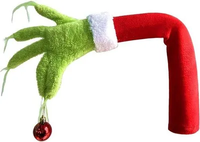 Produktbild von Grinch-Arm-Weihnachts-Treppen-Anhänger, grüner, weicher, Christmas-Tree-Ornament-Pendant