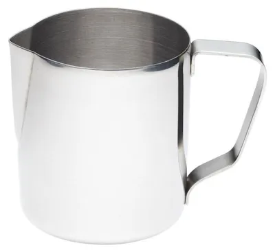 Produktbild von KitchenCraft Milchkännchen de Milchkännchen de Edelstahl, Kaffeeaufschäumkrug, 600 ml - Silber