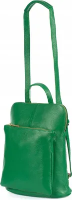 Immagine prodotto di Zaino da donna in pelle, borsa 2 in 1, elegante, A4, italiana, spaziosa, classica