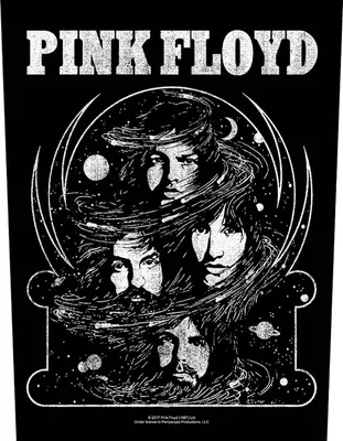 Immagine prodotto di Pink Floyd - Toppa "Cosmic Faces" RO7260 (Taglia unica) (Nero/Bianco)