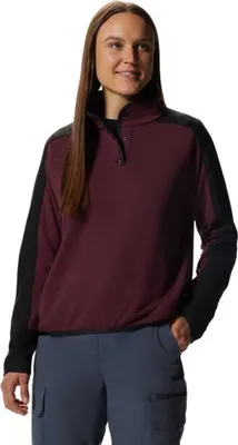 Produktbild von Mountain Hardwear Camplife Halbreißverschluss-sweatshirt Rot L Frau Rot L