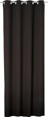 Produktbild von Verdunklungsgardine Rauten braun 135x245 cm Ösen