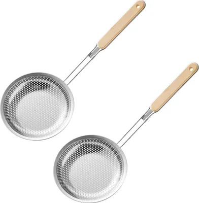 Obrázek produktu pro Síto s jemnými oky - Nerezové síto s rukojetí - Síto na mouku na pečení - Kuchyňské síto na ovoce, čaj, rýži, špagety a těstoviny