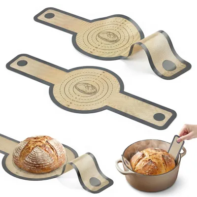 Silikon-Backmatten 2er Set, 56x21 cm, antihaft, -40 bis 230 °C